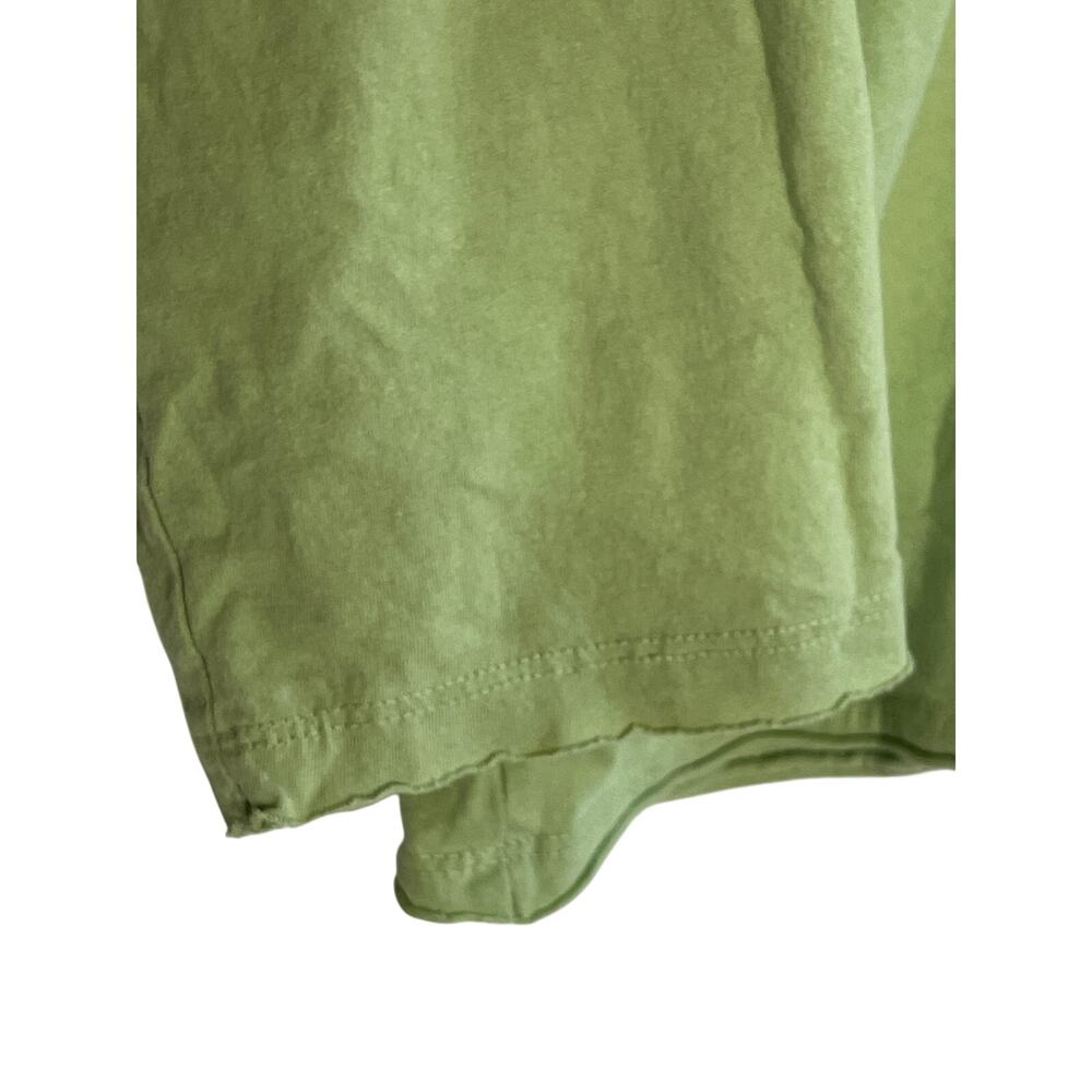 URBAN OUTFITTERS Med Varsity Vintage Sporty Graphic V-Neck Long Sleeve Tee Green - Picture 11 of 13